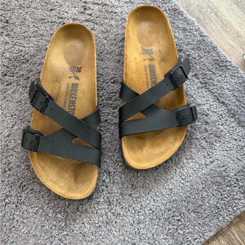 Birkenstock Black Double Strap Sandals